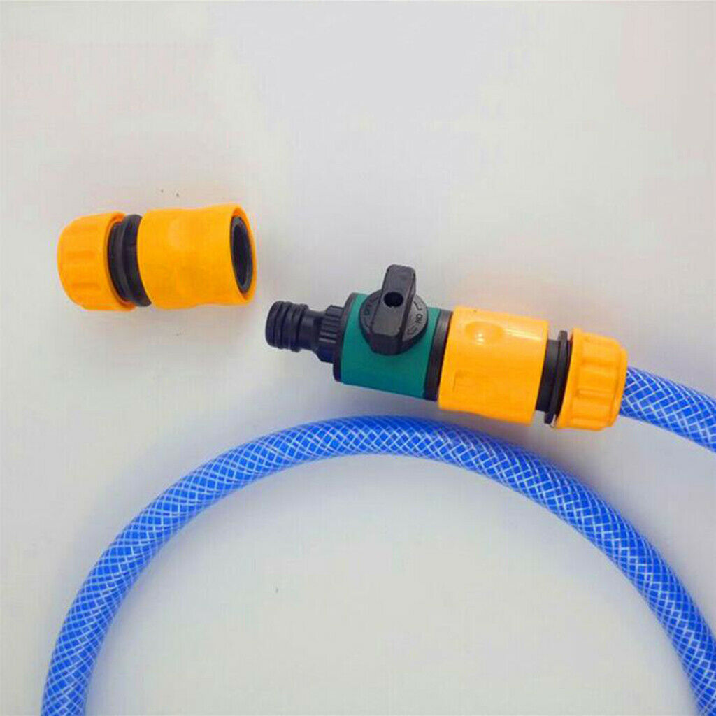 Garden Hose Connector Tap Connectors Water Shut Off Valve Bolted Plastic