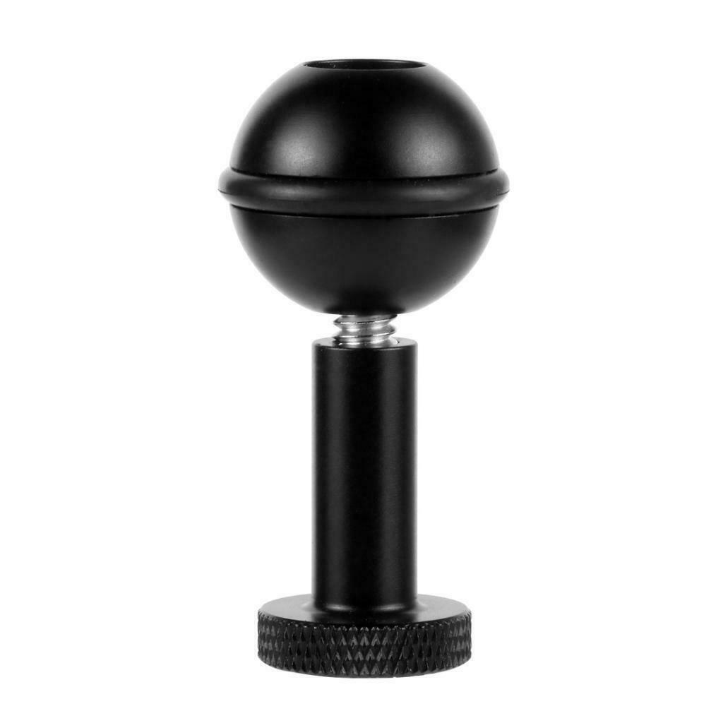 Durable 1" Ball Adapter with 1/4" Screw Underwater Housing Camera Diving Arm