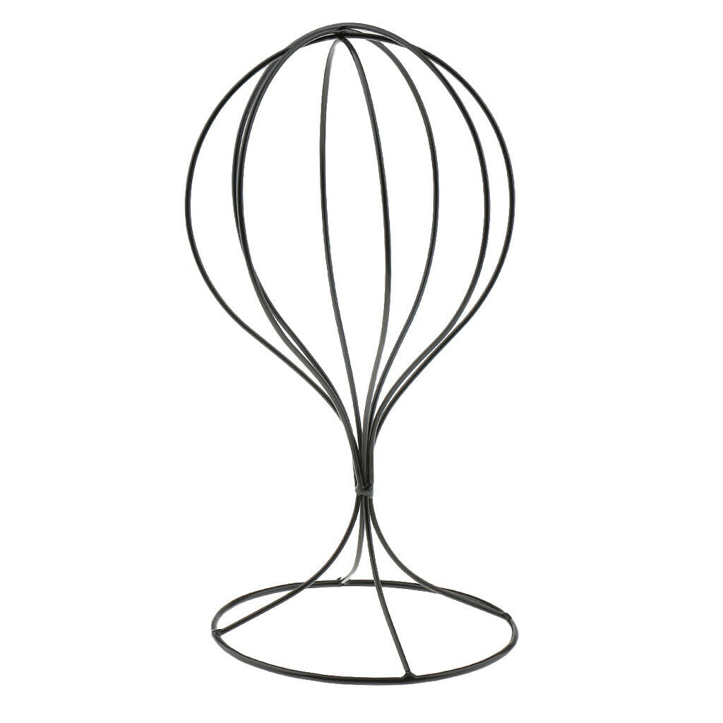 2x 20'' Balloon Style Hat Helmet Holder Wig Display Stand Rack Organizer