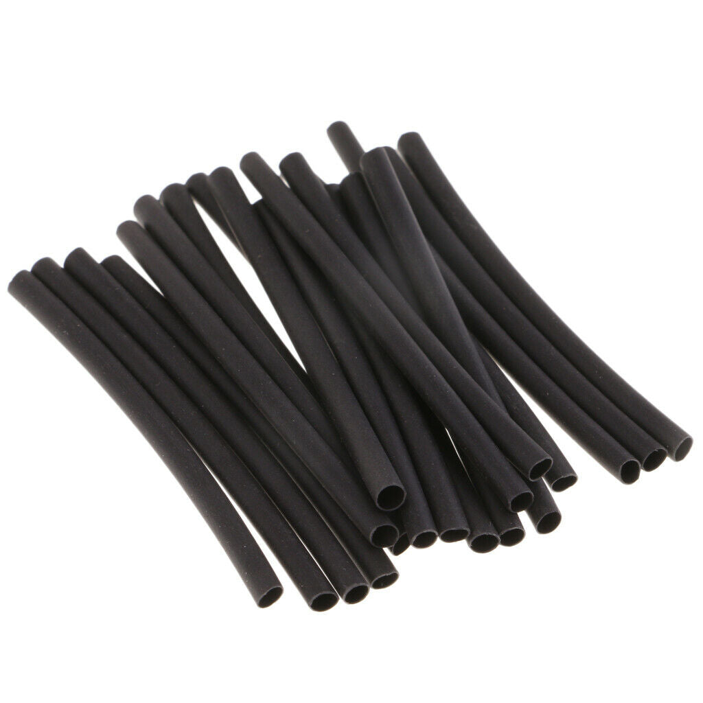 3X 20pcs Heat Shrink Tube, Ronnie Rigs Sleeves, Carp Rig Making Tubing Black