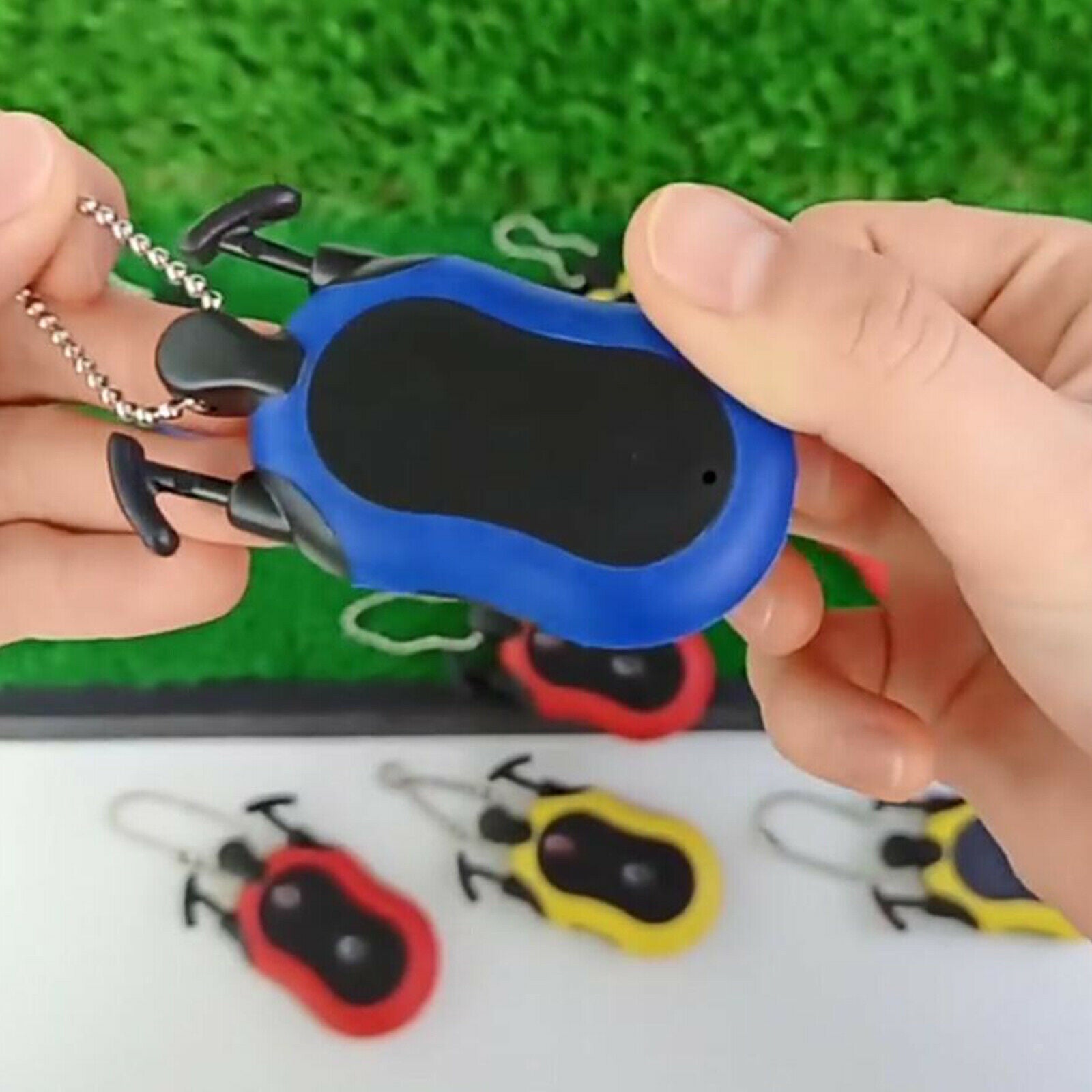Pack of 2 Golf Score Counter Dual Dial Keeper Scorer Scoring Indicator Blue