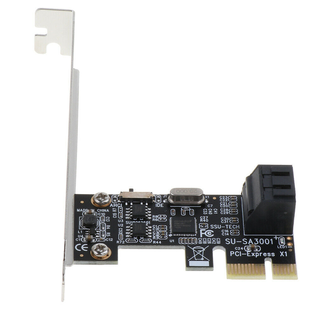 2pcs 2Port PCIe SATA Card Controller Expansion Card 6Gb / S SATA 3.0 PCIe Card,