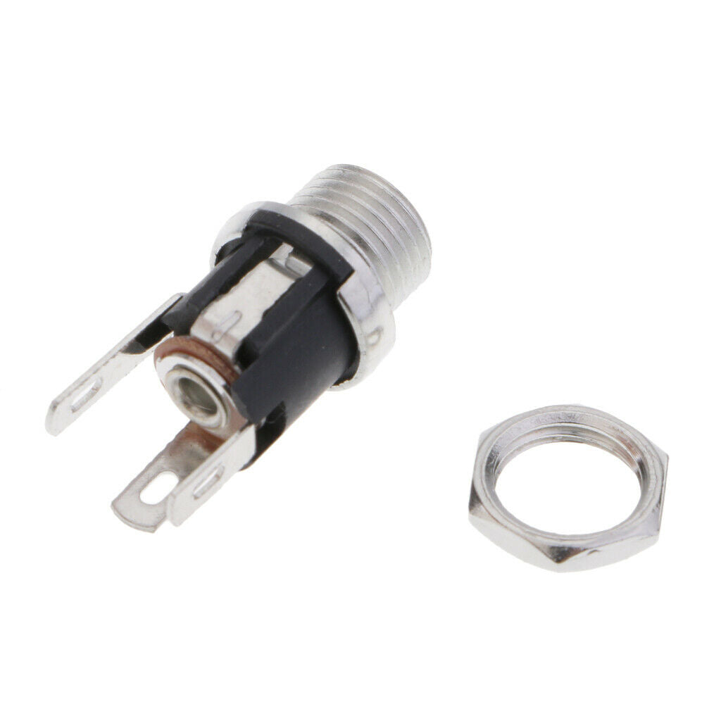 DC Panel Socket 3 Pin metal soldering lugs Connectors Pack of 10