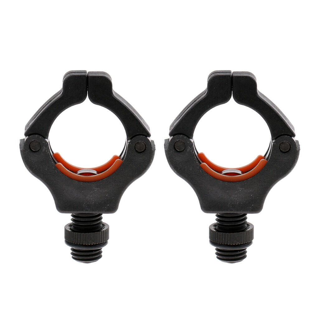 2x Nylon Fishing Rod Rest Head Fishing Pole Bracket Gripper Holder Carp M3/8