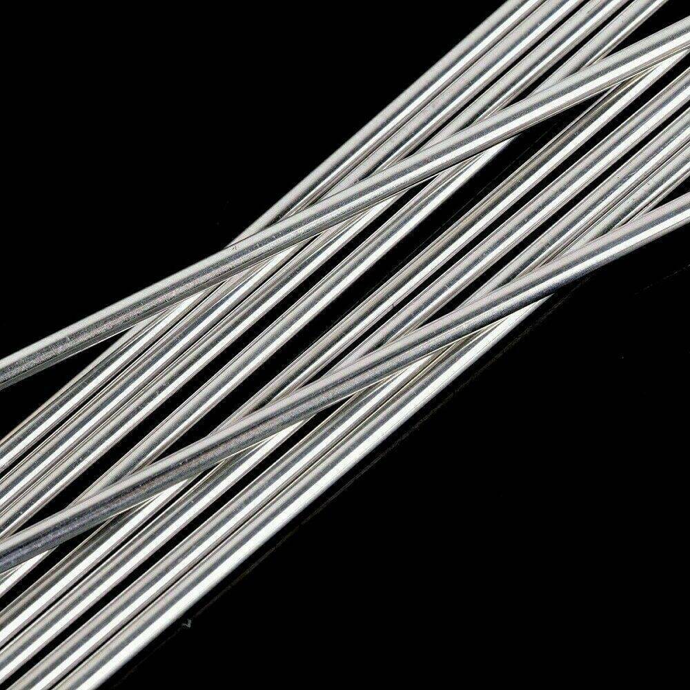 10PCS 1.6mm 50cm/1.64ft Solution Welding Flux-Cored Rods Aluminum Wire Brazing@