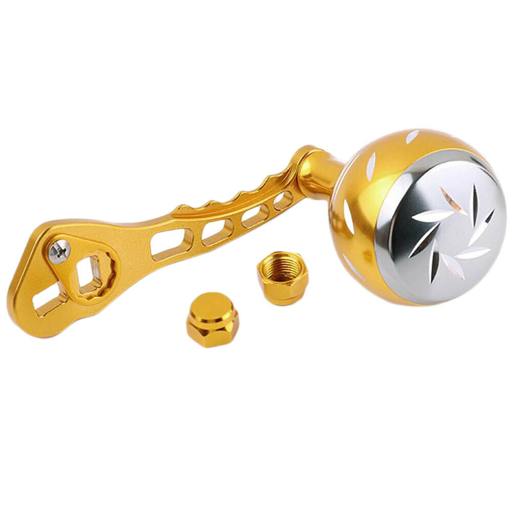 Fishing Reel Handle Ball Knob & Handle for S/D/A/H   Reel Golden