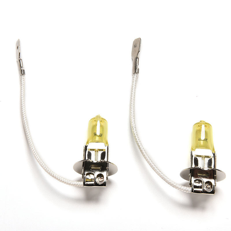 H3 Amber Yellow 55W Halogen HID Halogen 3000K Car Fog Headlight Light Bul.l8