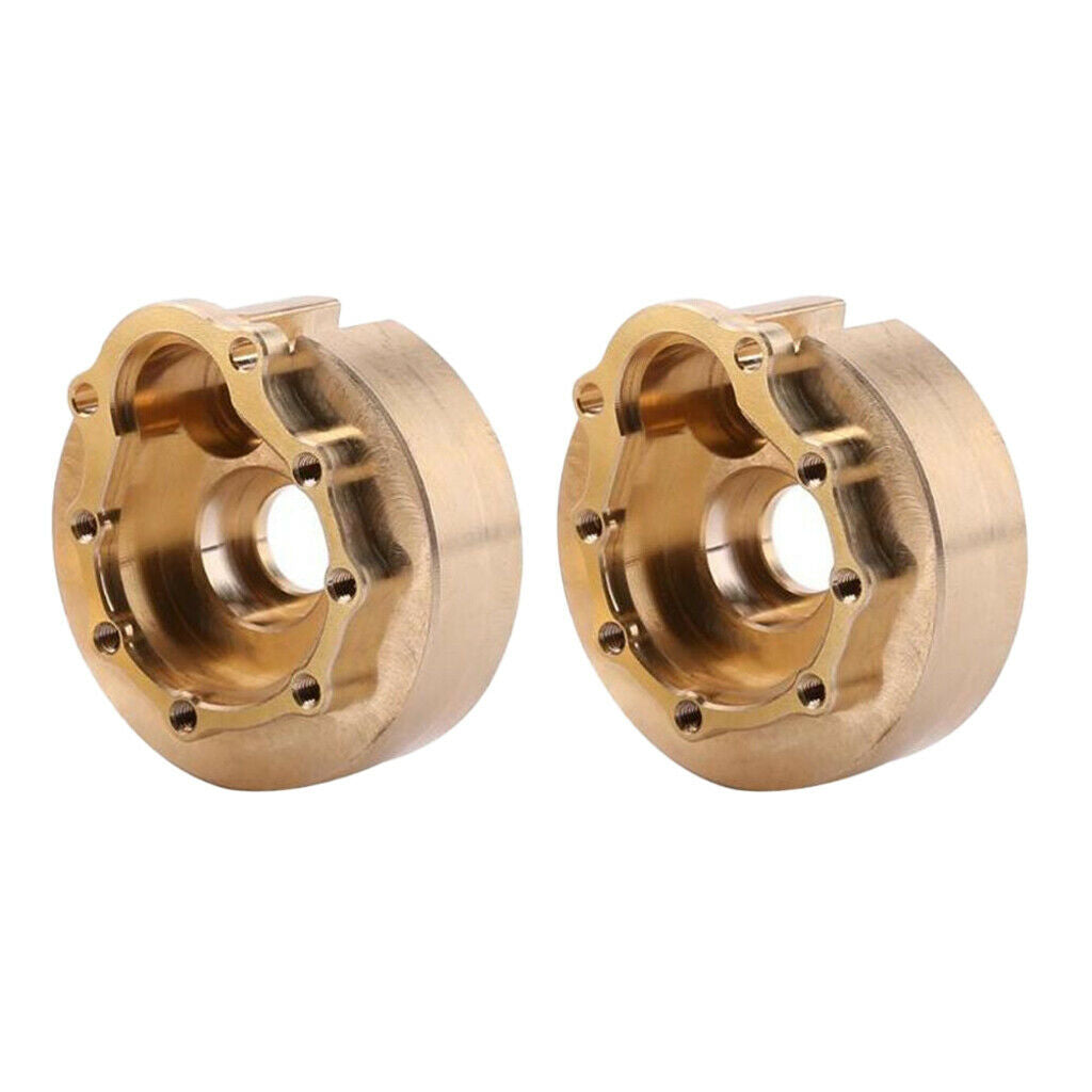 2x Brass Counterweight Housing For 1:10 RC Crawler  -4