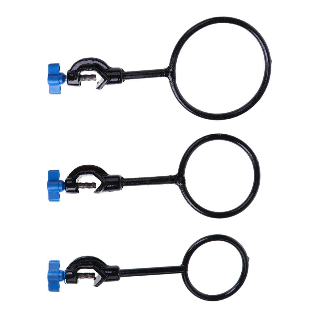 1 piece of iron support rings Easy to attach to the laboratory stand,
