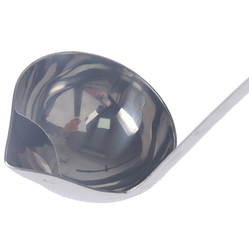 Stainless Steel Long Handle Soup Oil Filter Spoon Restaurant Home Cooking.l8