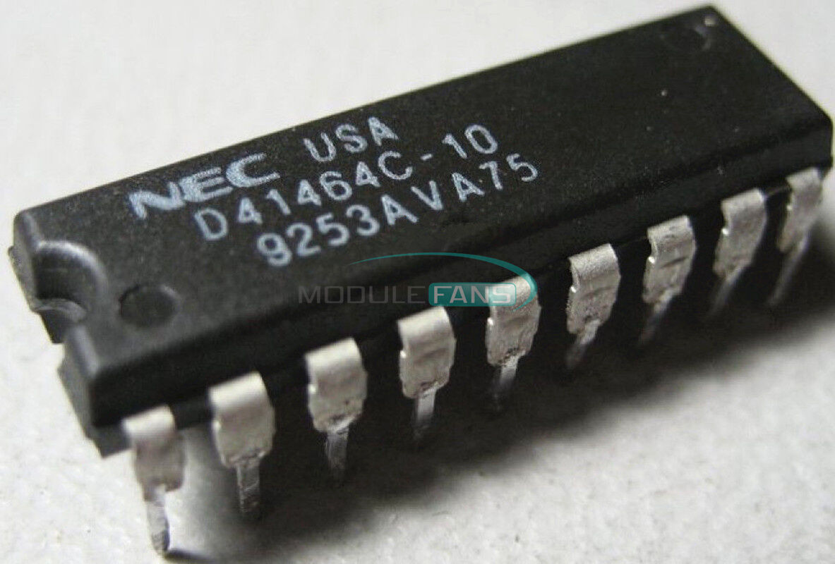 2PCS D41464C-10 NEC DIP18 10NS Z6 IC  D41464C-10 TOP