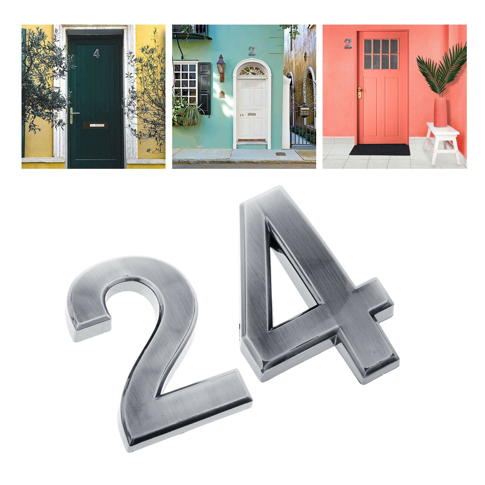 2pc Mailbox Door Number Sign Numbers Plaque Address Sign Sign Apartment