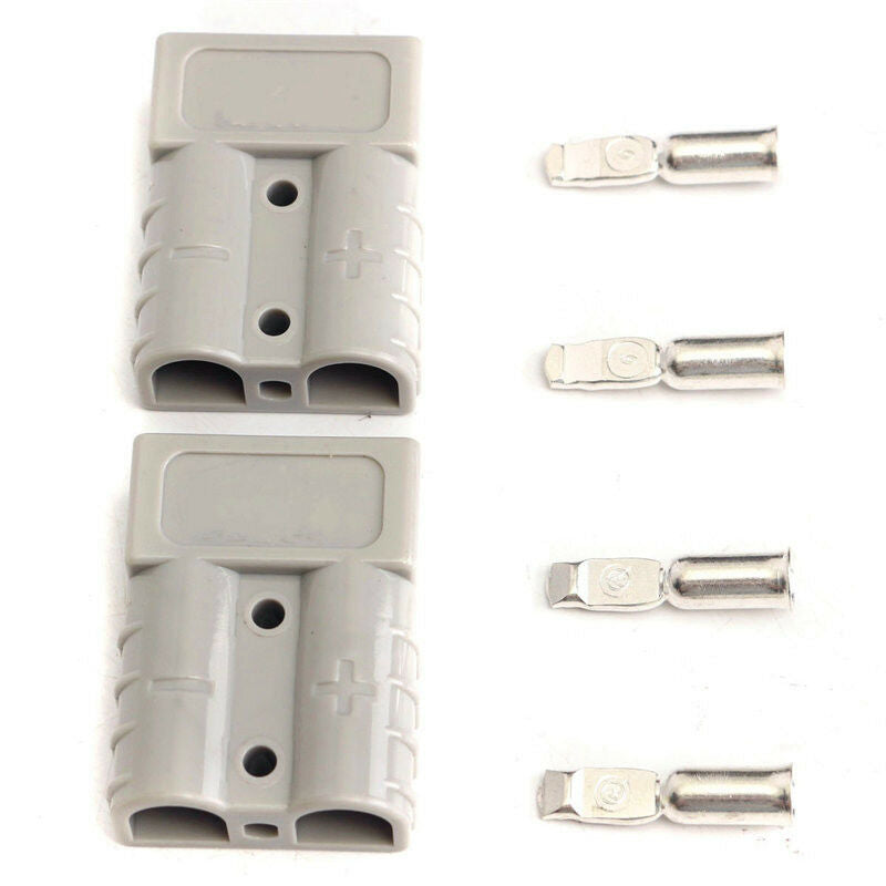10Pcs Battery Quick Connector Kit 50A 6AWG Plug Connect Disconnect Winch Trailer