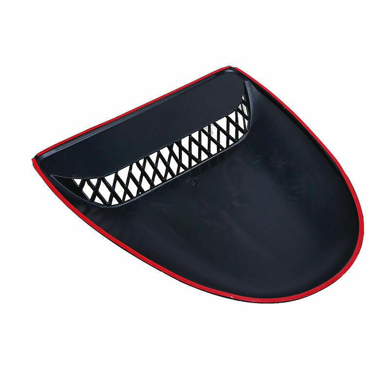 Universal Auto Decorative Air Flow Intake Scoop Turbo Bonnet Vent Cover Hood