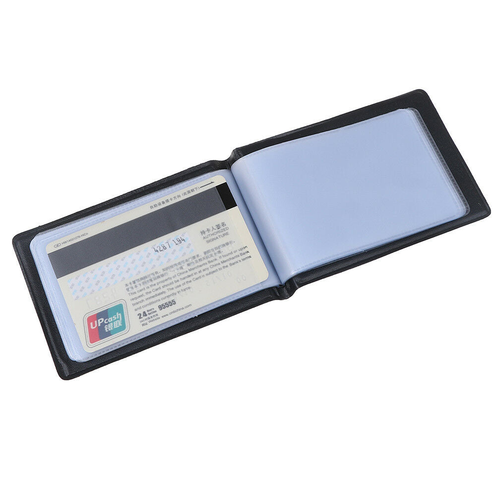 Leather 40 Card Commercial Name ID Credit Card Book Case Holder Organize.l8