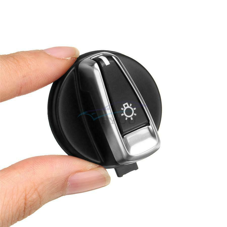 1 × Black Auto Headlight Switch Knob Fog Light Button For BMW 3 E90 E91 X1 E84