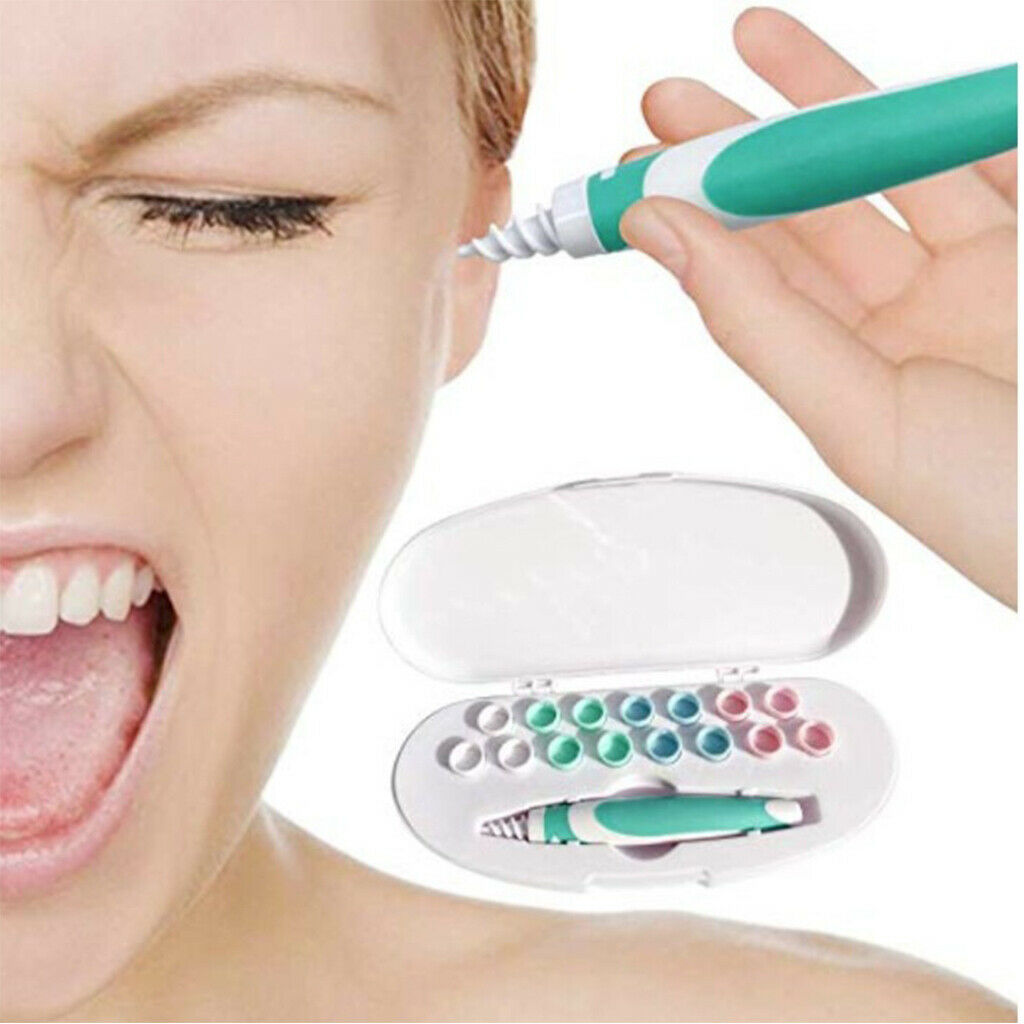 Portable silicone Spiral Earwax Removal Tool Ear Wax Cleaner Earpick Safe