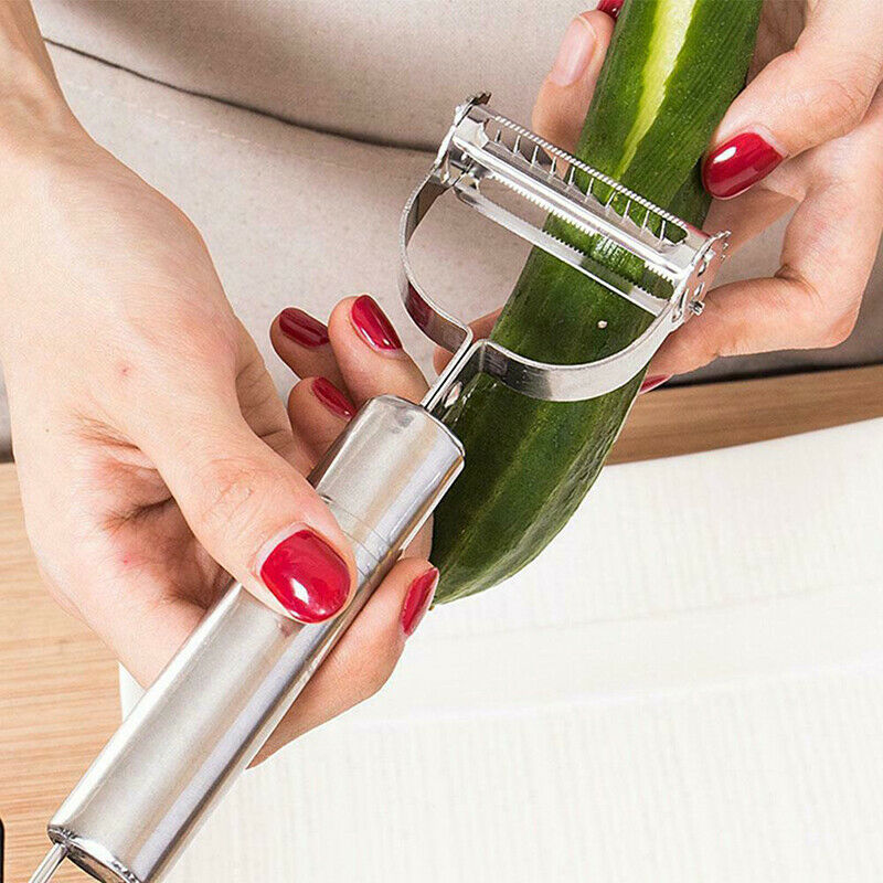 3in1 Stainless Steel Potato Peeler Carrot Grater Shredding Fruit Cutter t.l8