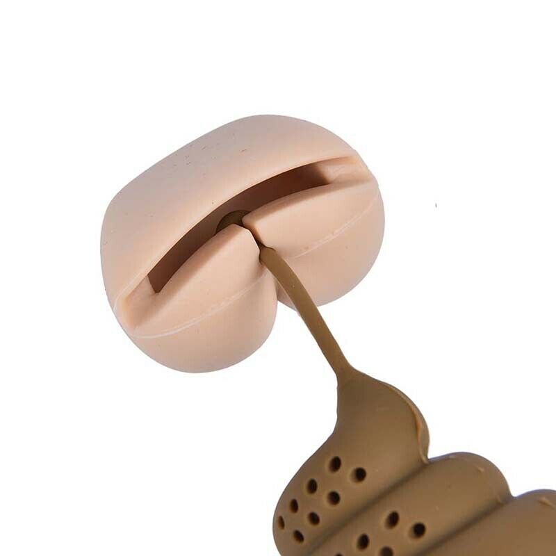 Poo Turd Shape Silicone Tea Strainer Filter Infuser Prank Trick Prop Drin.l8