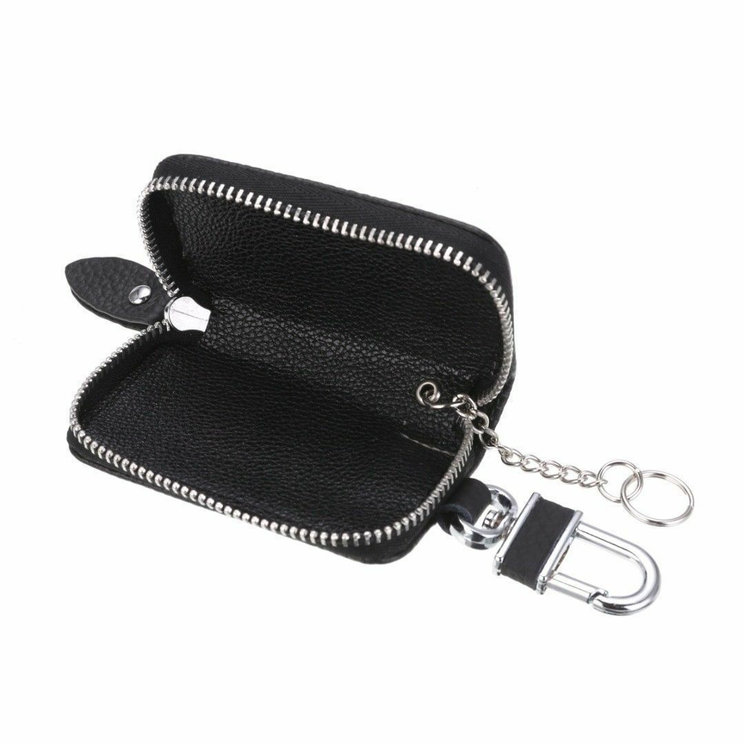 Voiture Universel PU Cuir Smart Ã  Distance ClÃ© ChaÃ®ne Support Gousset Sac BK L60