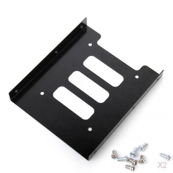 2.5" SSD HDD To 3.5" Metal Mounting Adapter Bracket Dock Hard Drive Holder For