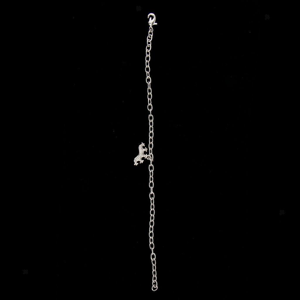 Girls Fashion Novelty Bangle Platinum Plated Bracelet 22cm  21.5cm-Crown