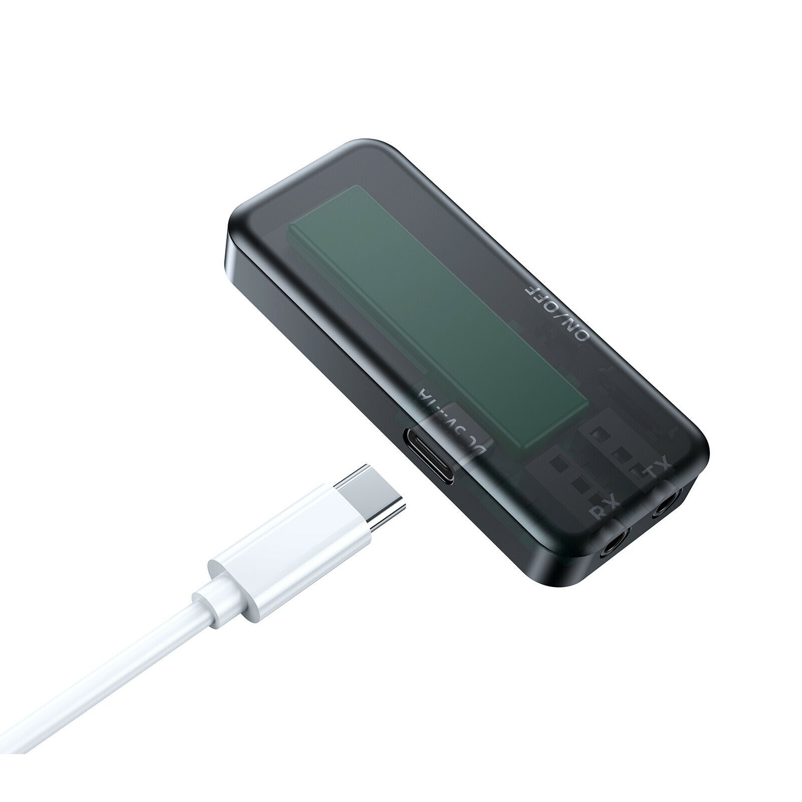 2-in-1 Bluetooth 5.0 Adapter Transmitter & Receiver with Mic for Headphones