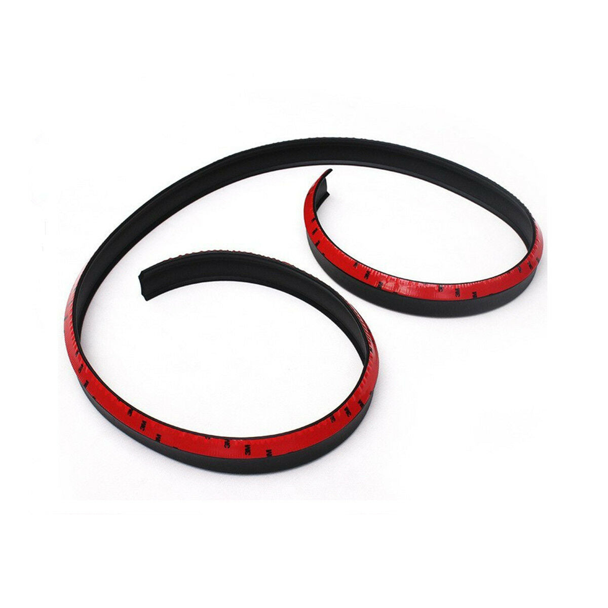 Car Front Bumper Lip Splitter Body Spoiler Skirt Valance Chin Rubber Protector