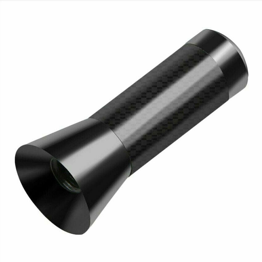 1.4inches Car Antenna Carbon Fiber Radio FM Antena Kit Universal with Screw