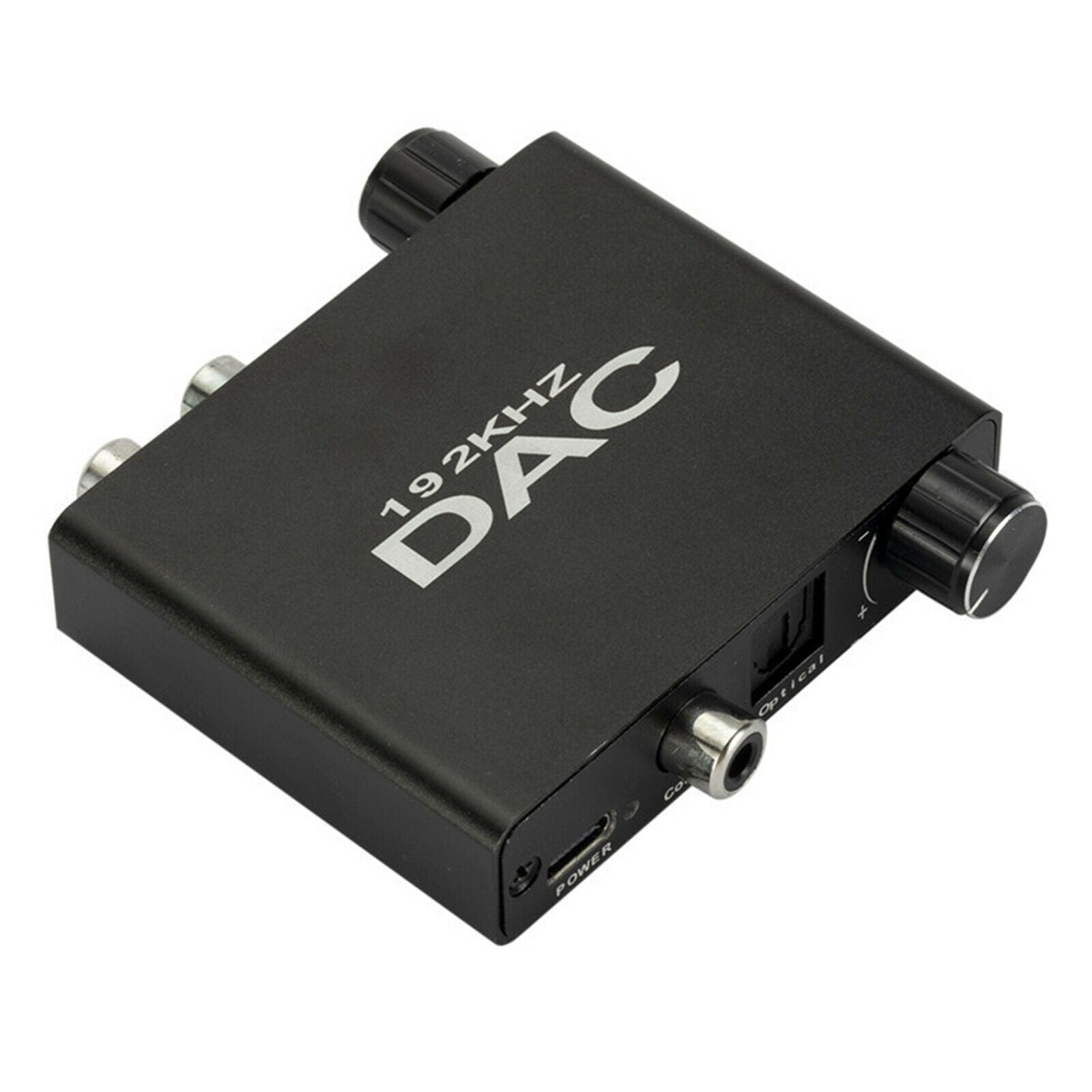 Aluminum 192kHz 24-Bit DAC RCA Digital to Analog RCA Audio Converter