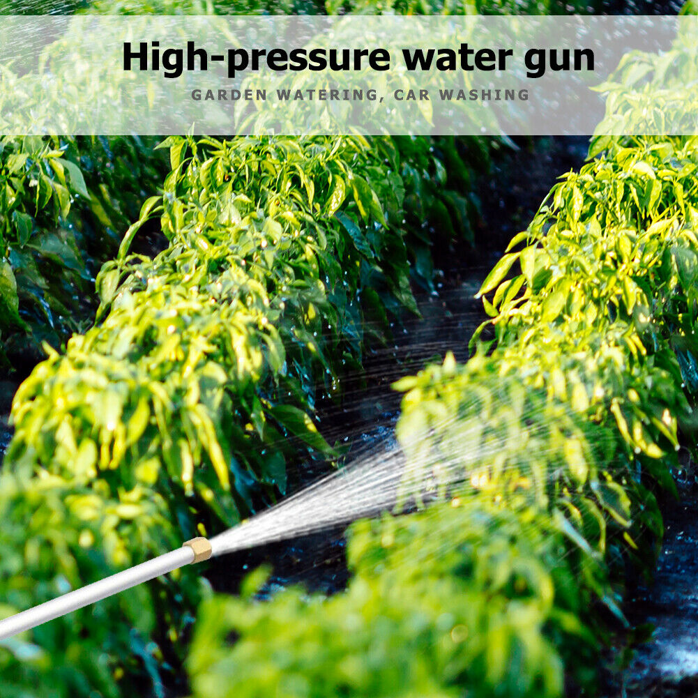 High Pressure Water Gun 46cm Jet Garden Washer Hose Wand Nozzle Sprayer @