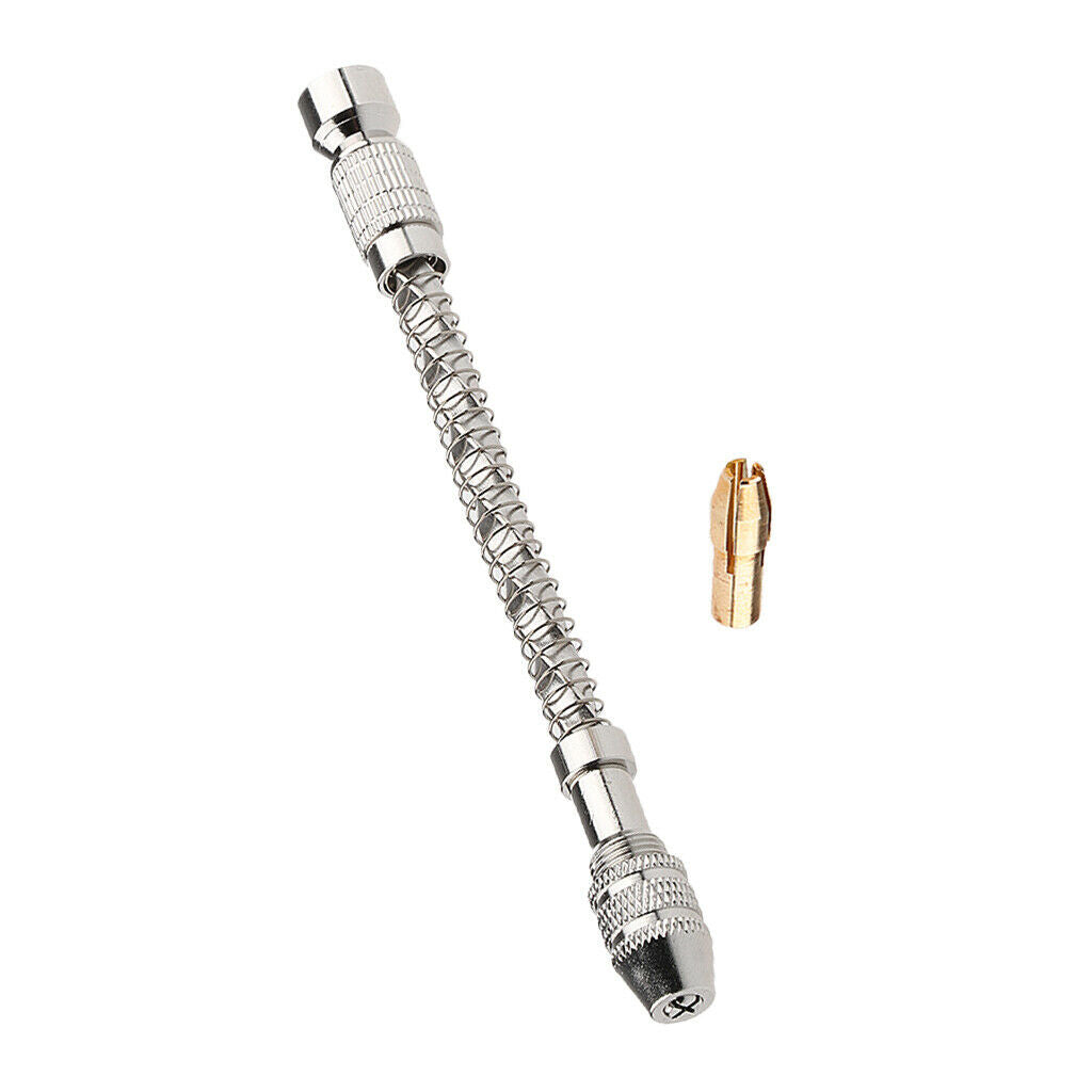 Mini Pin Vise Spiral Hand Push Drill Chuck for Jewelry Tool Micro Twist Bit