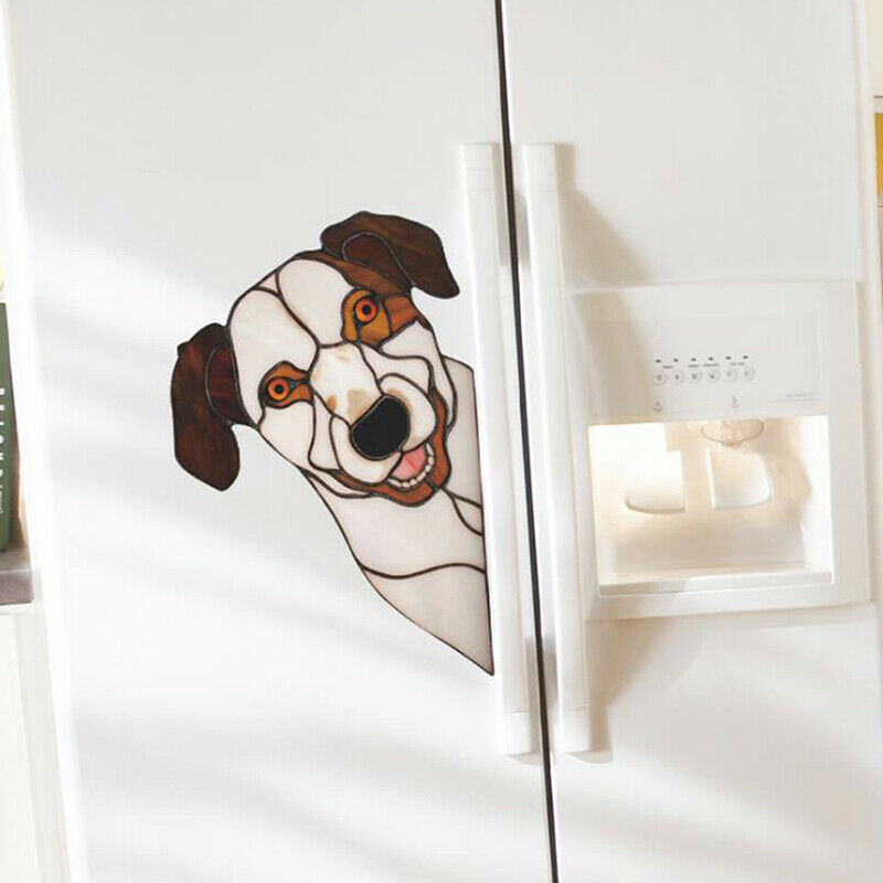 Cute Dog Wall Stickers Household Wall Windows Glass Decoration Animal Sti.l8