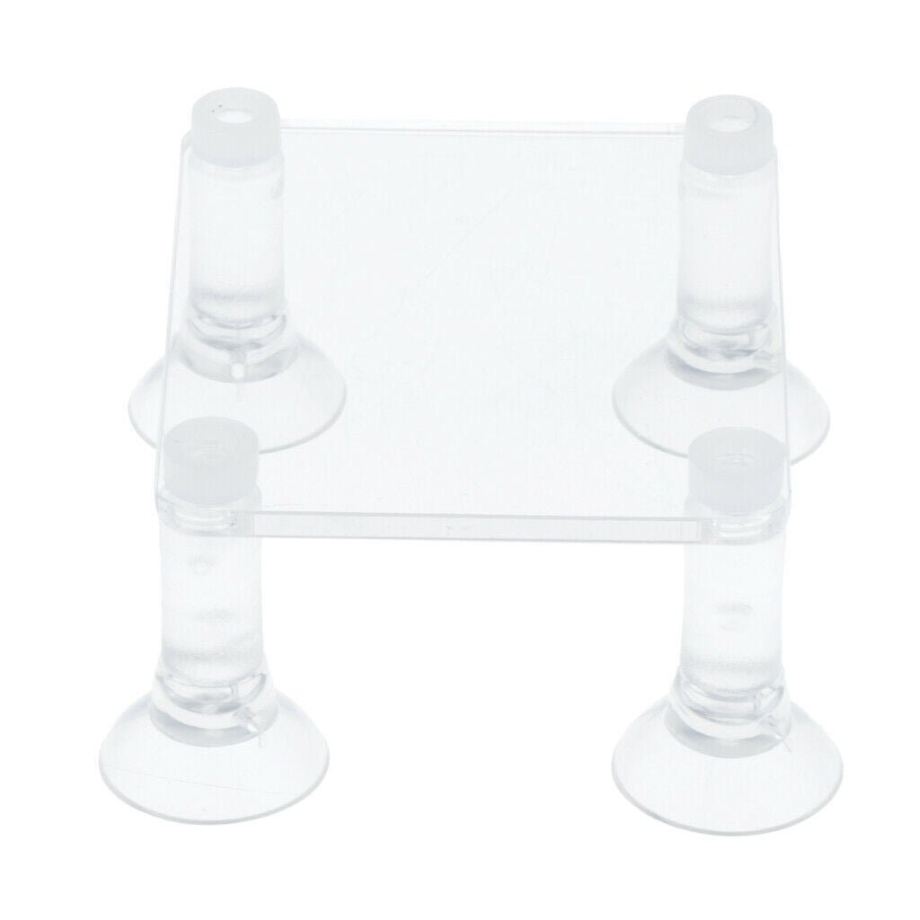 Acrylic Submersible Pump Clear Bracket for Fish Tank Aquarium Pump M