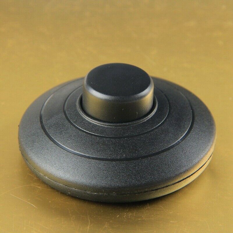 1pcs Black In-line Lamp Foot Switch Push Power Pedal Light FootSwitch T2H7H7