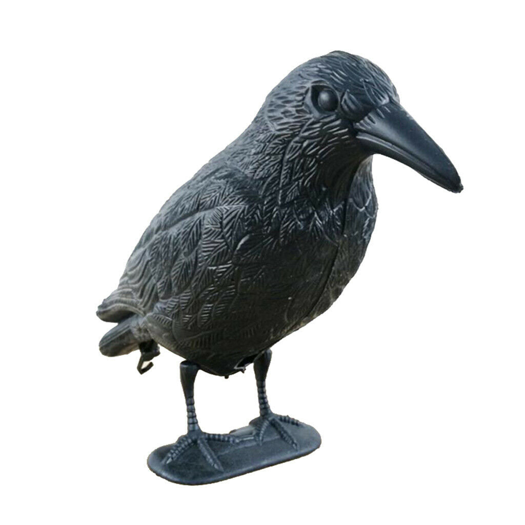 Simulation Lifelike Crow Decoys Raven Decoying Lawn Ornaments Scarecrow