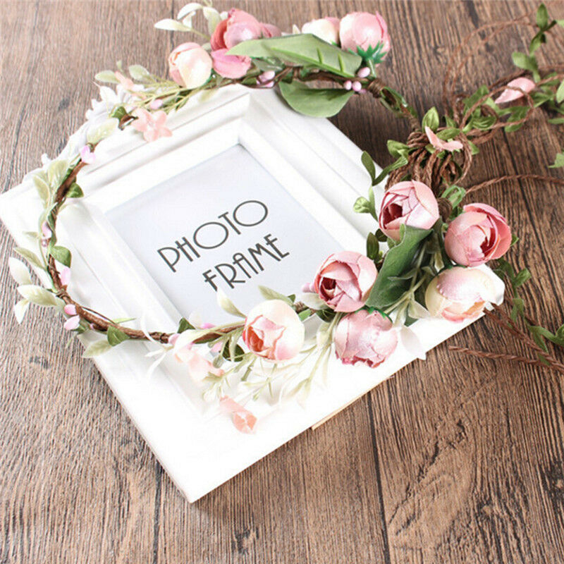 Women's Boho Flower Floral Hairband Headband Crown Party Bride Wedding BeachBDAU