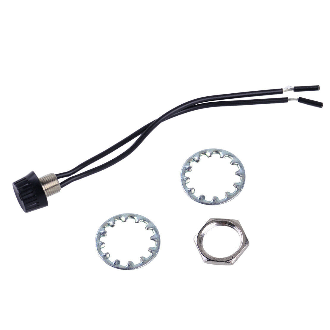 Light Fan Switch ZE-105M Round Rotary Switch Black 3/8 Threaded 5.9 inch An