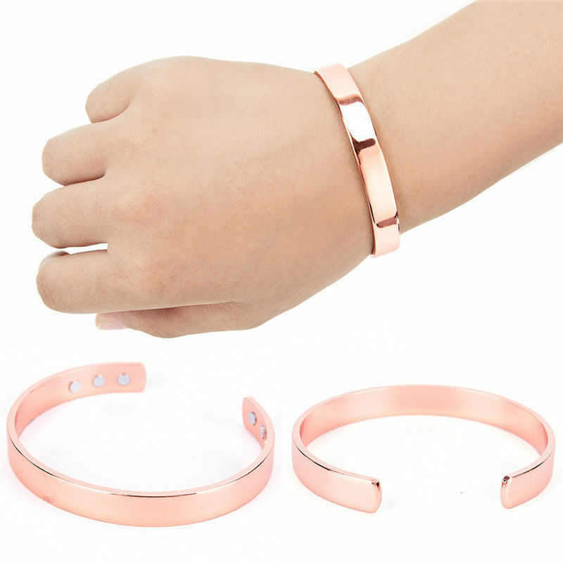 1x Pure Copper Bracelet Magnetic Arthritis Therapy Energy Healing Pain ReliefNew
