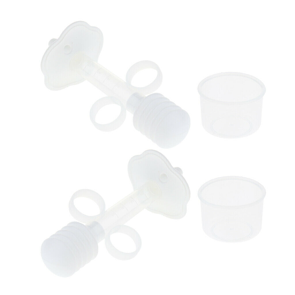 2 Pcs Pet Medicine Feeder Dog And Cat Pet Medicine Water Feeder Small Animal