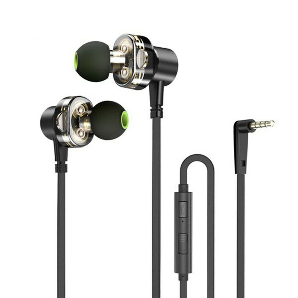 Z1 Double Moving Ring In-ear Magnetic Subwoofer Universal Earphone