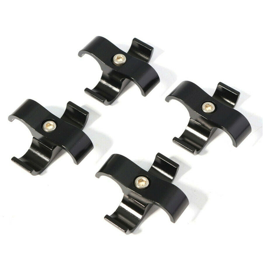 12pcs AN -10 Stainless Steel Braided Rubber Internal Hose Clamp Fitting Adapter