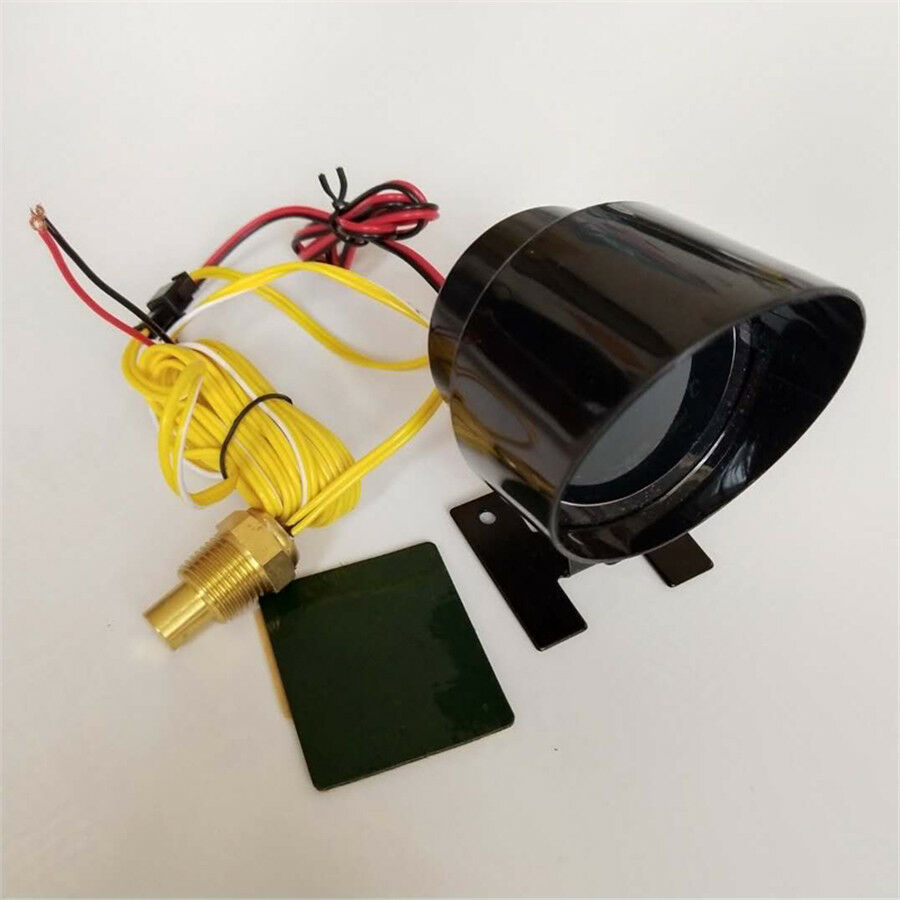 2in1 Car Water Temp Temperature Meter & Voltmeter Gauge Blue LED Digital Display