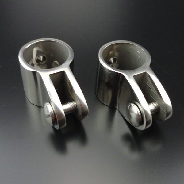 2X Boat 7/8'' Pipe Bimini Top Jaw Slide Marine Stainless Steel Hardware Fittings