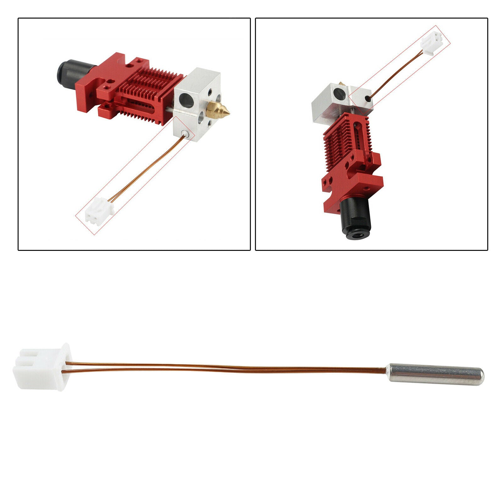 Thermistor Sensor ABS Plastic Accessories Cable Kit for CR-6 SE Max CR-5 Pro