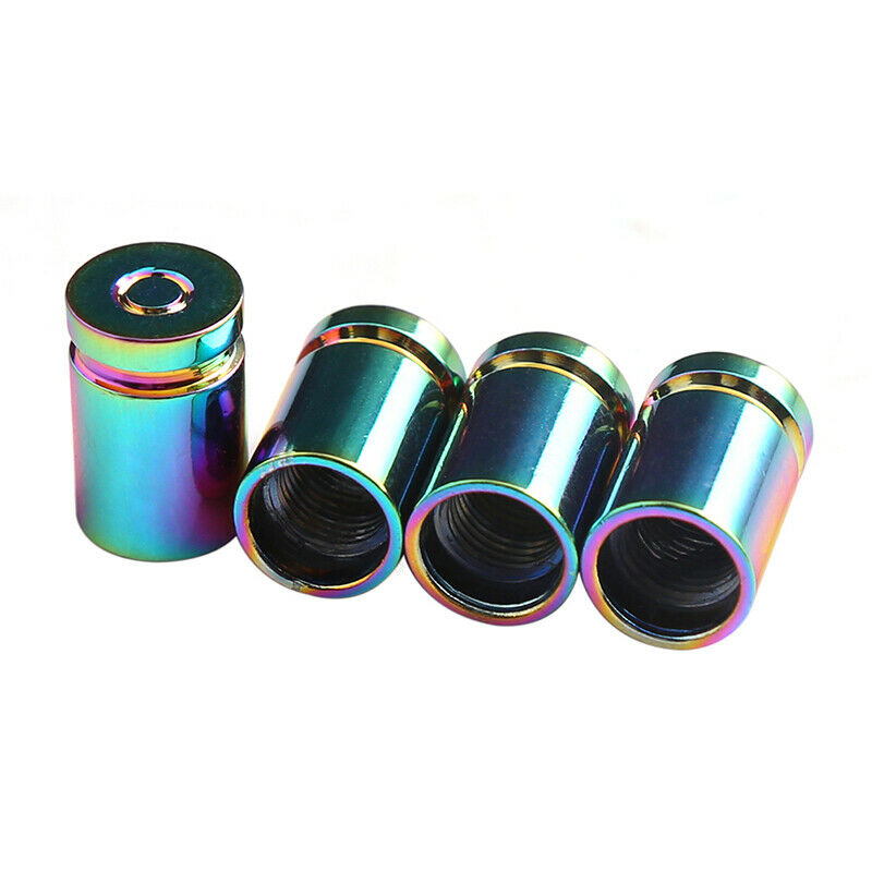 Universal Stainless steel Bicycle Car Tire Air Valve Cap Tyre Wheel Air D.l8