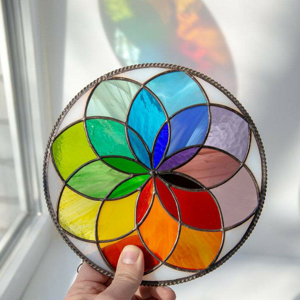 Acrylic Colorful Rainbow Decor Hanging Courtyard Garden Outdoor Decoration