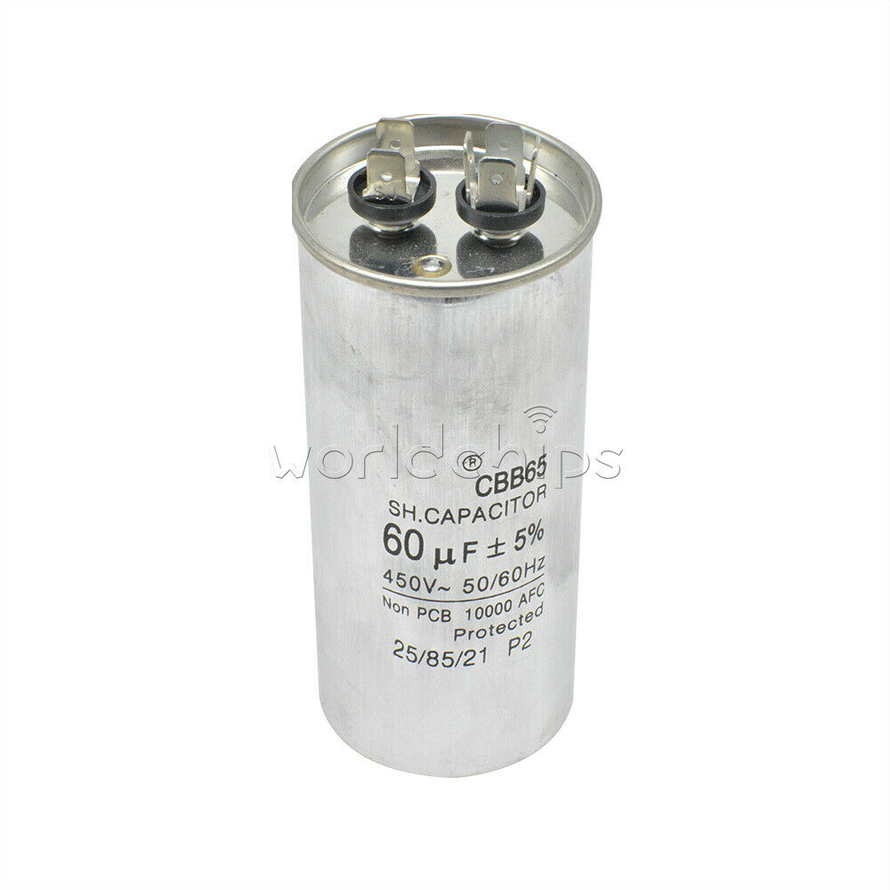 10-80UF 400-500VaH CBB60 CBB65 Motor Run Capacitor  Air Conditioner Appliance
