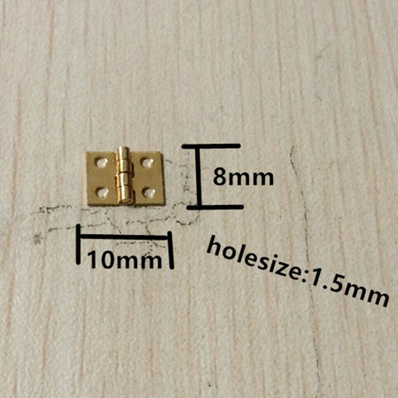 48Pcs Jewelry Window Cabinet Hinge Mini Small Chest Hinges With Screws