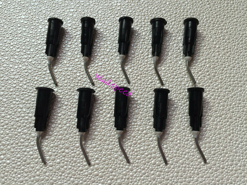 1000pcs Dental Pre Bent Needle Tips Fit for Flowable Composit 20 Ga 0.88mm Tip